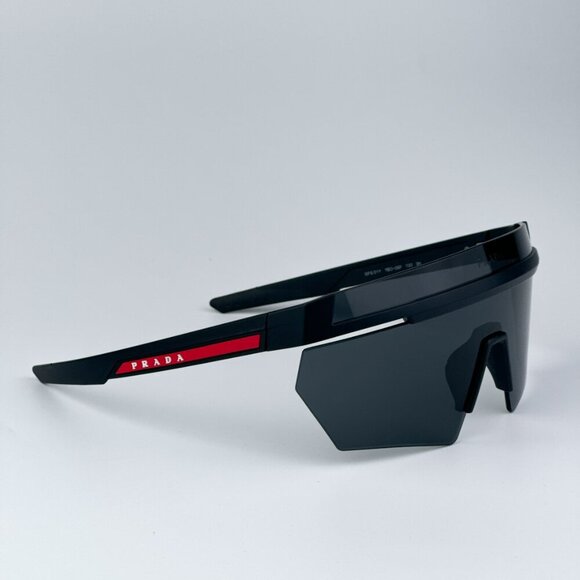 Prada Linea Rossa PS01YS 1BO06F BRAND NEW Sunglasses Matte Black Grey Unisex - Picture 9 of 12